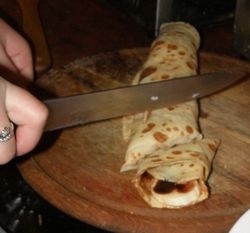 Блины с бананом