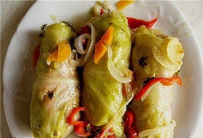 Рецепт, голубцы с гречкой и картофелем